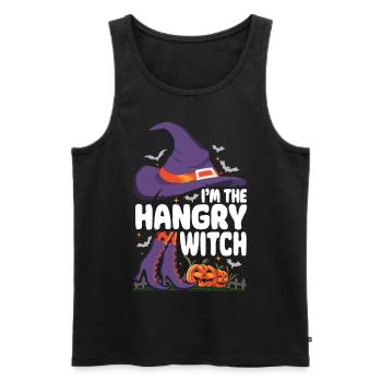 I'm the Hangry Witch - Männer Premium Bio Tank Top - Schwarz - Vorne - AI Model Male 178 light (178cm)