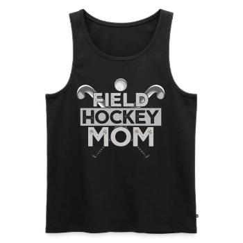 Hockey sur gazon Maman Hockey sur gazon Maman - Débardeur bio Premium Homme - noir - Devant - Michal (187cm)