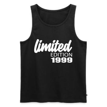Limited Edition 1999 - Männer Premium Bio Tank Top - Schwarz - Vorne - Michal (187cm)