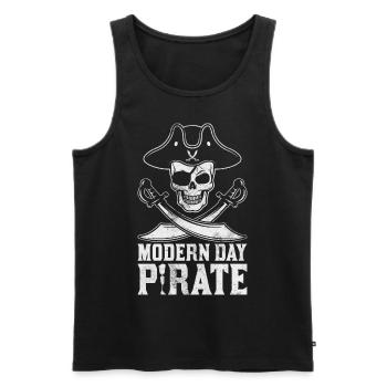Lustige Arm-Bein-Prothese für Amputierte - Männer Premium Bio Tank Top - Schwarz - Vorne - AI Model Male 178 light (178cm)