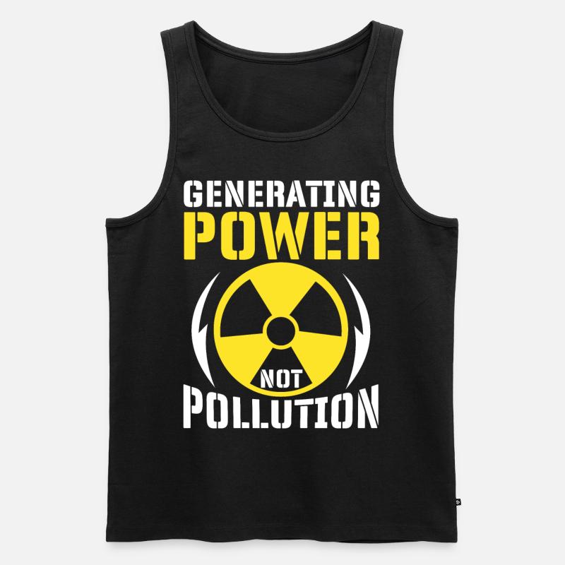 Nuclear Power Nuclear Technology - Men's Premium Organic Tank Top - black