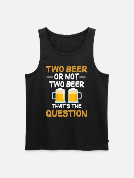 Barkeeper Kellner Barmann Cocktailbar Bardame - Männer Premium Bio Tank Top - Schwarz