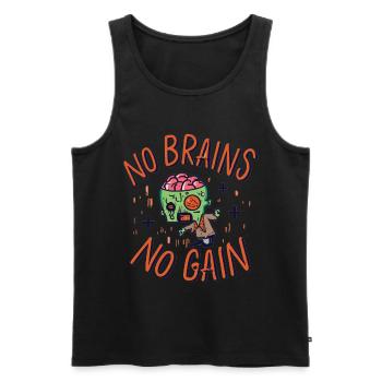 Zombies Zombie Halloween Zombie Kostüm - Männer Premium Bio Tank Top - Schwarz - Vorne - AI Model Male 178 light (178cm)