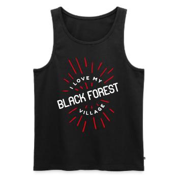Schwarzwald Black Forest Dorf Dorfleben Landei - Männer Premium Bio Tank Top - Schwarz - Vorne - AI Model Male 178 light (178cm)