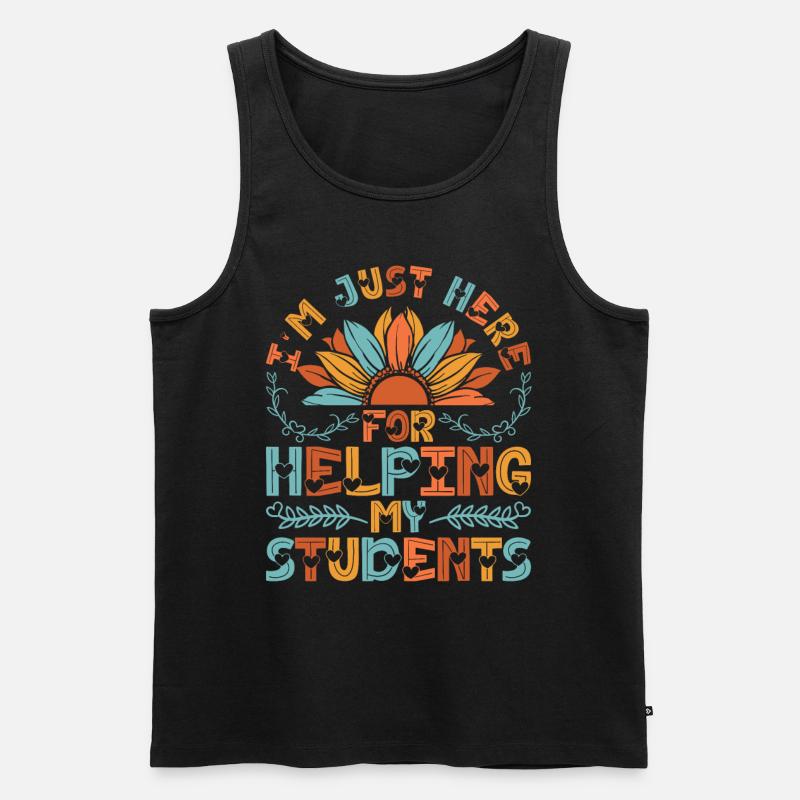 Educational Assistant Teaching Assistant - Men's Premium Organic Tank Top - black