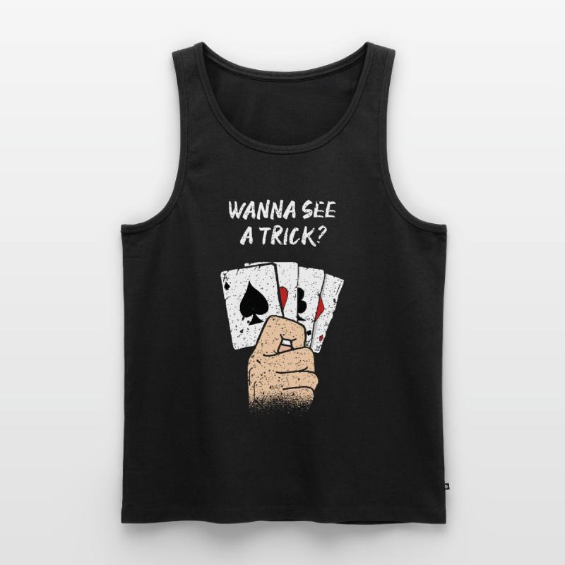 Magic Card Tricks Card Magic Magic Trick Magic Magic Magic T Men's Premium Organic Tank Top