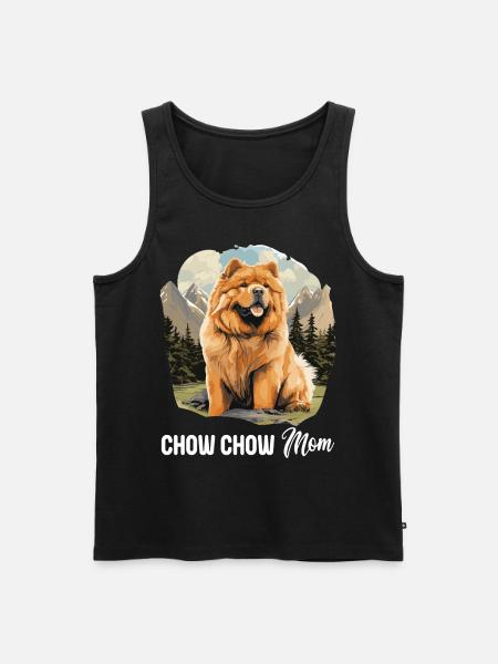 Dog Chow Chow - Men's Premium Organic Tank Top - black