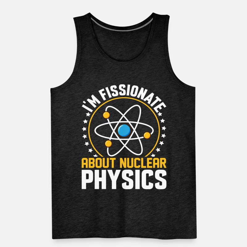 Physicist Nuclear Power Plant Men's Premium Organic Tank Top