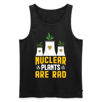 Nuclear Power Nuclear Technology - Men's Premium Organic Tank Top - black - Front - AI Model Male 178 light (178cm)