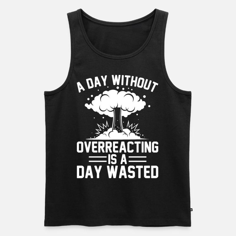Kernkraftwerk - Männer Premium Bio Tank Top - Schwarz
