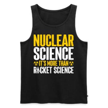 Nuklearingenieur - Männer Premium Bio Tank Top - Schwarz - Vorne - Michal (187cm)