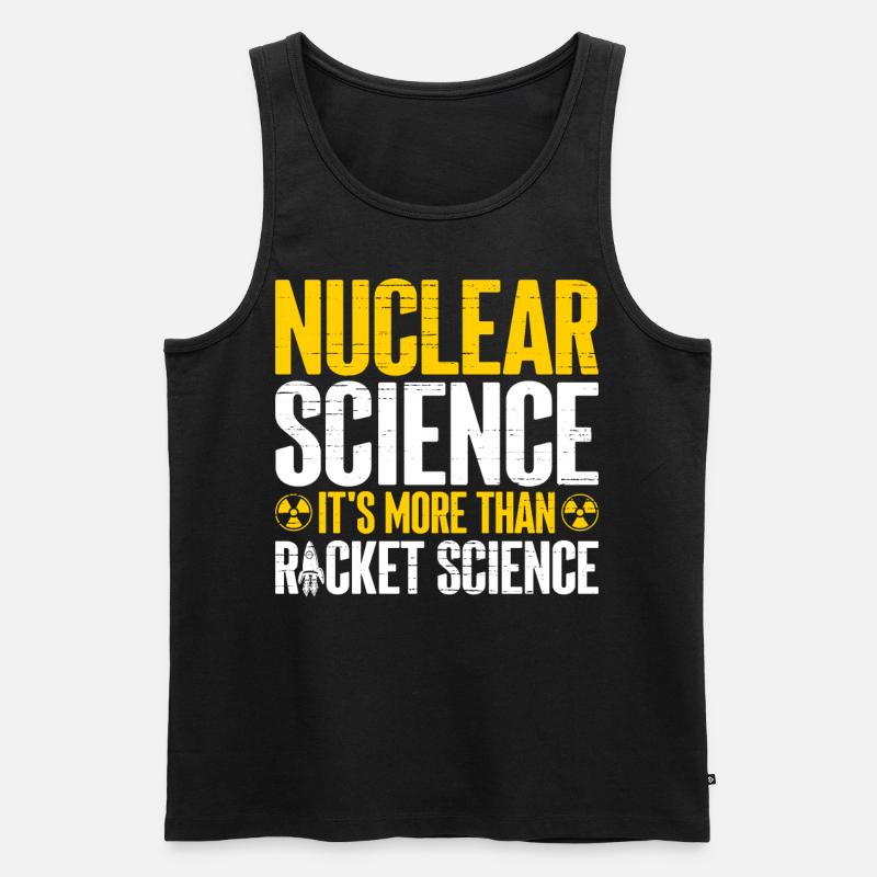 Nuklearingenieur - Männer Premium Bio Tank Top - Schwarz