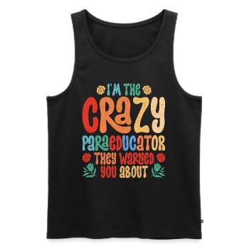 Educational Assistant Teaching Assistant - Men's Premium Organic Tank Top - black - Front - Michal (187cm)