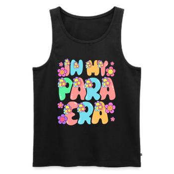 Childcare Assistant In My Para Era - Men's Premium Organic Tank Top - black - Front - Michal (187cm)