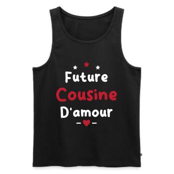 Future cousine d'amour - Débardeur bio Premium Homme - noir - Devant - Michal (187cm)