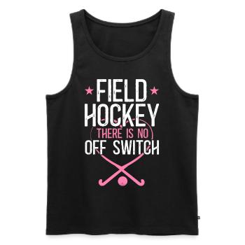 Field Hockey Field Hockey There Is - Men's Premium Organic Tank Top - black - Front - AI Model Male 178 light (178cm)