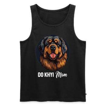 Hund Do Khyi - Männer Premium Bio Tank Top - Schwarz - Vorne - Michal (187cm)