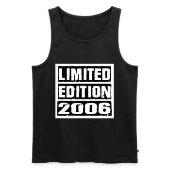 Limited Edition 2005 Geburtstag 2005 Vintage Retro - Männer Premium Bio Tank Top - Schwarz - Vorne - Michal (187cm)