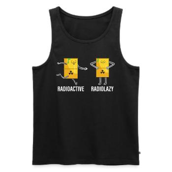 Nuclear Power Plant Nuclear Engineer - Men's Premium Organic Tank Top - black - Front - AI Model Male 178 light (178cm)