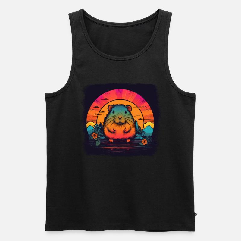 Capybara Gift Capybara - Men's Premium Organic Tank Top - black