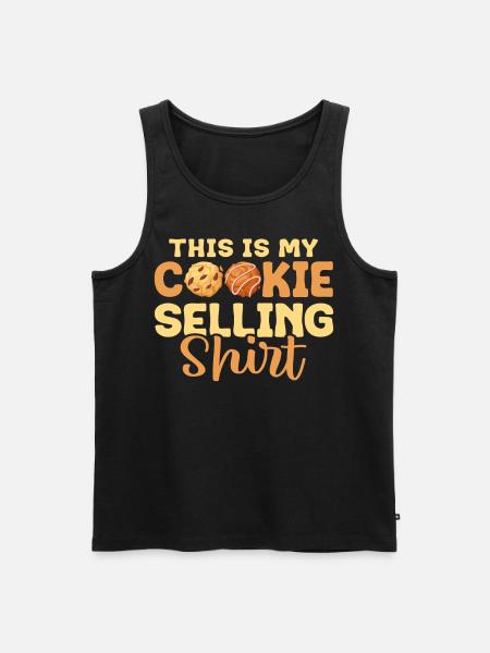Boy Scout Cookie Merchant - Men's Premium Organic Tank Top - black