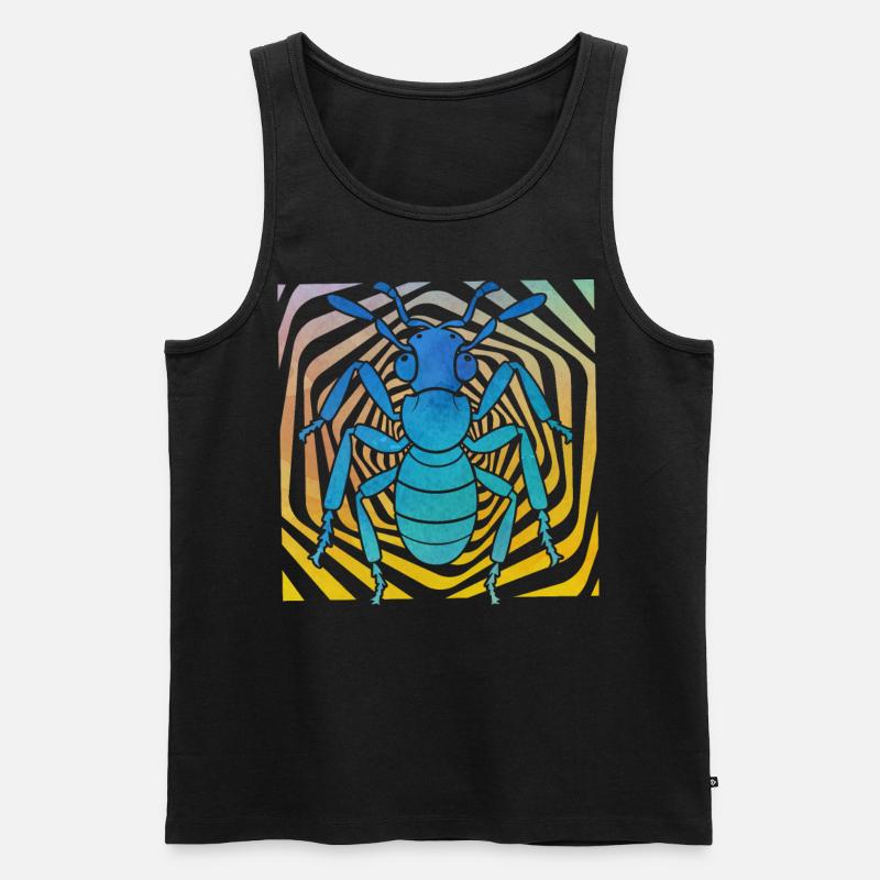 Ameise - Männer Premium Bio Tank Top - Schwarz