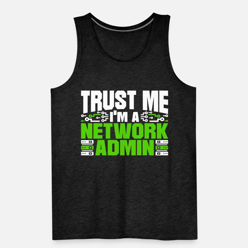 Programmer Network Administrator Men's Premium Organic Tank Top
