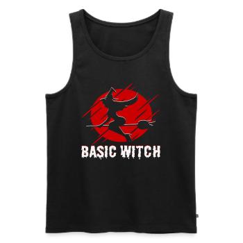 Magische Dunkle Kunst Okkulte Hexen Designs - Männer Premium Bio Tank Top - Schwarz - Vorne - AI Model Male 178 light (178cm)