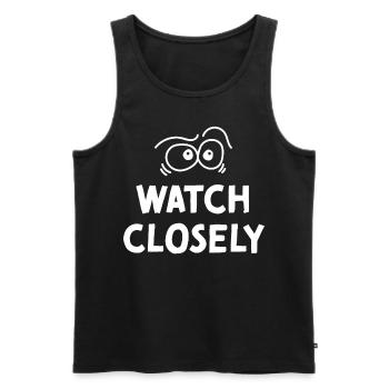 Magician Magician Circus Street Magician Magic Trick - Men's Premium Organic Tank Top - black - Front - AI Model Male 178 light (178cm)
