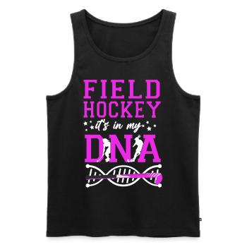 Field Hockey Field Hockey It's In - Männer Premium Bio Tank Top - Schwarz - Vorne - AI Model Male 178 light (178cm)