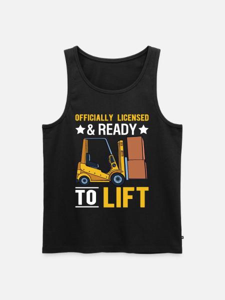 Gabelstaplerfahrer Gabelstaplerfahrer - Männer Premium Bio Tank Top - Schwarz
