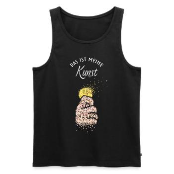 Illusionist Münzen Zaubertrick Zaubershow Magier - Männer Premium Bio Tank Top - Schwarz - Vorne - Michal (187cm)