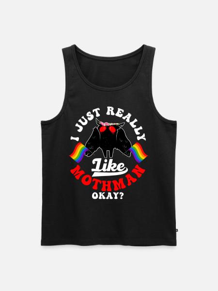Cryptid Cryptozoology - Men's Premium Organic Tank Top - black