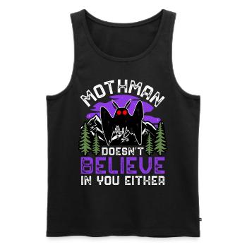 Cryptid Cryptozoology - Men's Premium Organic Tank Top - black - Front - AI Model Male 178 light (178cm)