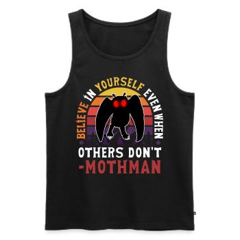 Cryptid Cryptozoology - Men's Premium Organic Tank Top - black - Front - AI Model Male 178 light (178cm)