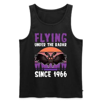 Cryptozoologie de Mothman Crypttide - Débardeur bio Premium Homme - noir - Devant - AI Model Male 178 light (178cm)
