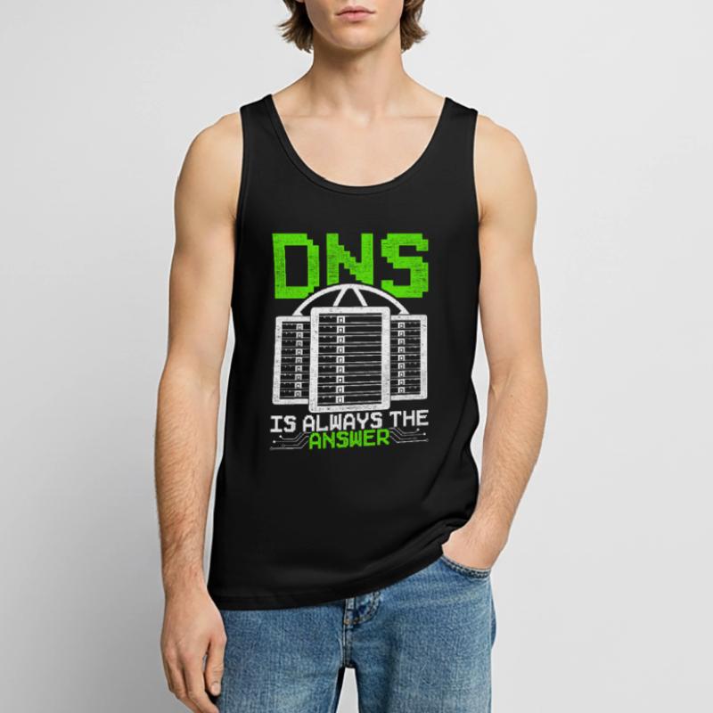 Network Administrator Programmer Men's Premium Organic Tank Top