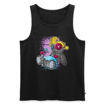 Magische Dunkle Kunst Okkulte Hexen Designs - Männer Premium Bio Tank Top - Schwarz - Vorne - AI Model Male 178 light (178cm)