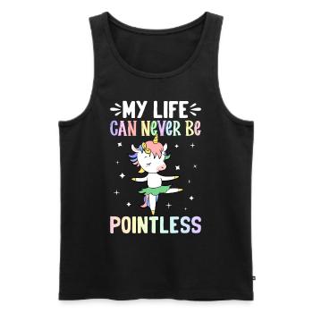 Funny Ballet Dance Ballerina - Men's Premium Organic Tank Top - black - Front - Michal (187cm)