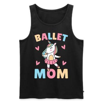 Ballerina - Männer Premium Bio Tank Top - Schwarz - Vorne - AI Model Male 178 light (178cm)