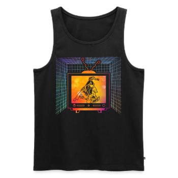Jiu-Jitsu Brésilien - Débardeur bio Premium Homme - noir - Devant - Michal (187cm)