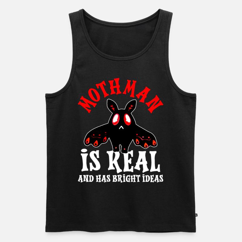 Kryptide Kryptozoologie - Männer Premium Bio Tank Top - Schwarz
