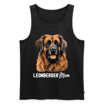 Leonberger - Männer Premium Bio Tank Top - Schwarz - Vorne - AI Model Male 178 light (178cm)
