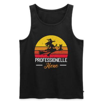 Magische Dunkle Kunst Okkulte Hexen Designs - Männer Premium Bio Tank Top - Schwarz - Vorne - AI Model Male 178 light (178cm)