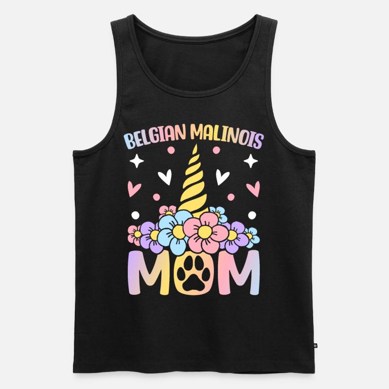 Hund - Männer Premium Bio Tank Top - Schwarz