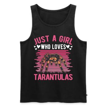 Tarantel Mädchen Tarantula Girl - Débardeur bio Premium Homme - noir - Devant - Michal (187cm)