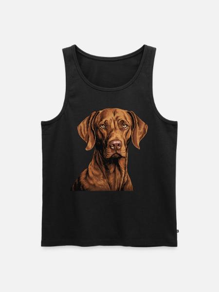 Magyar Vizsla - Men's Premium Organic Tank Top - black