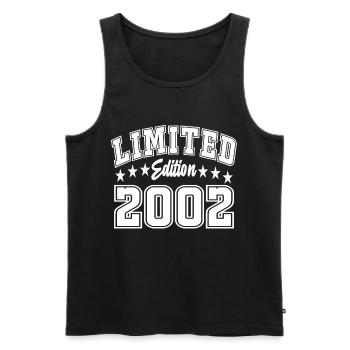 Édition limitée 2002 - Débardeur bio Premium Homme - noir - Devant - Michal (187cm)