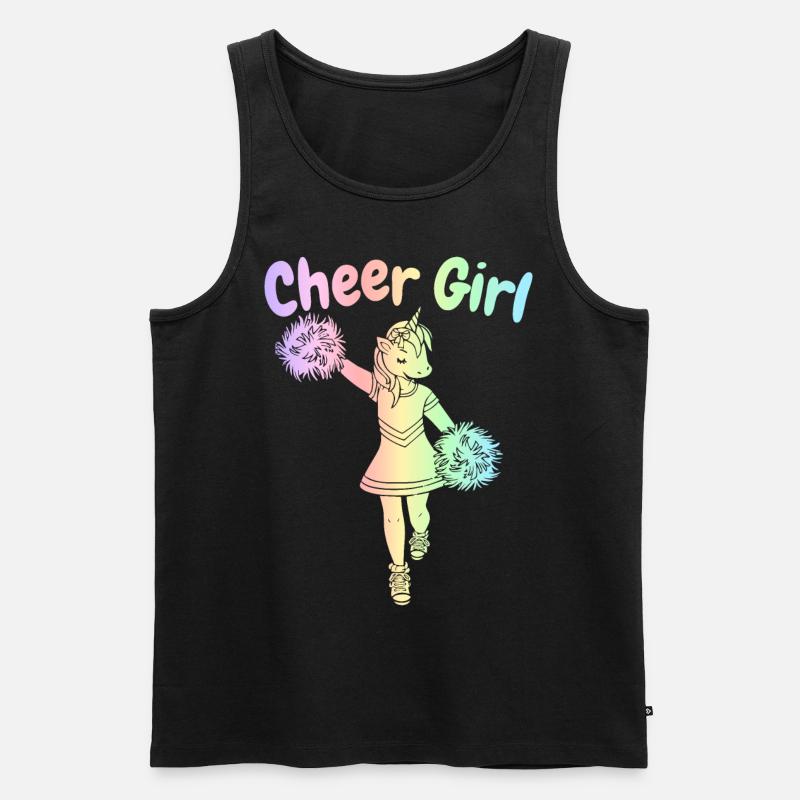 Cheerleading Cheerleader - Männer Premium Bio Tank Top - Schwarz