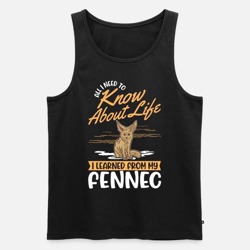 Fennec Gift Desert Fox - Men's Premium Organic Tank Top - black